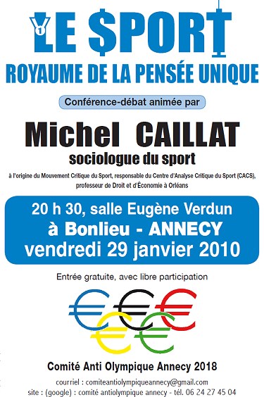 Olympisme Michel Caillat